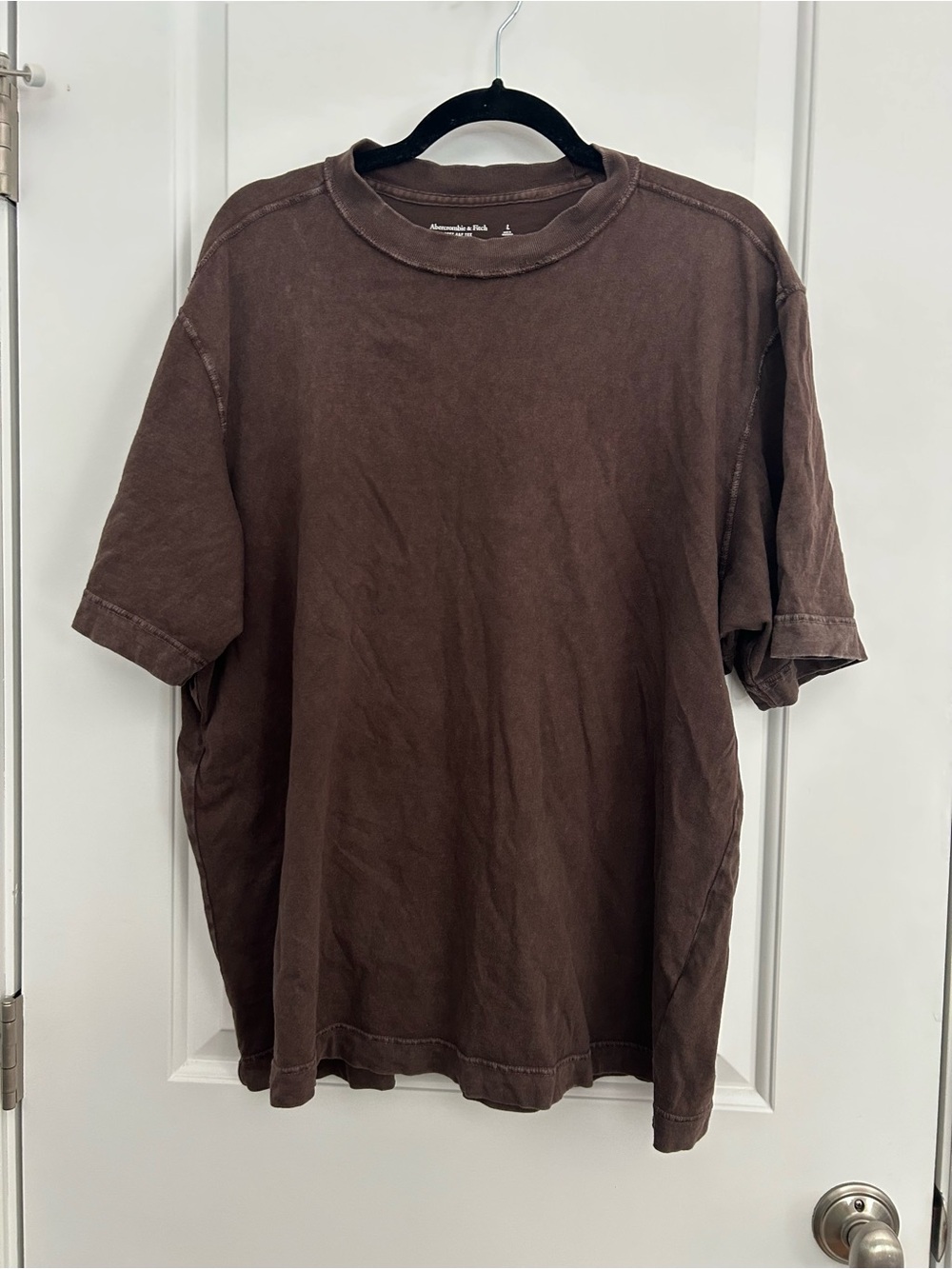 Abercrombie Men’s Brown Oversized T Shirt
